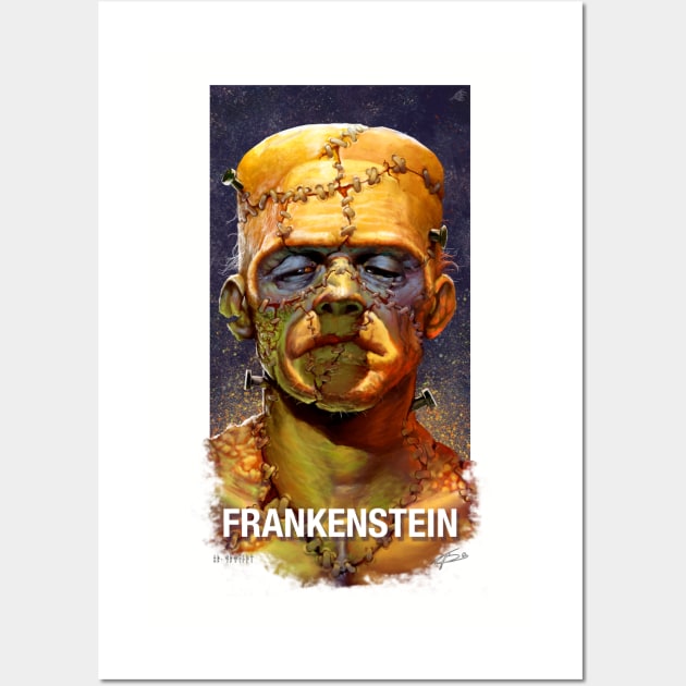 Frankenstein Monster Wall Art by Mr. Crowley